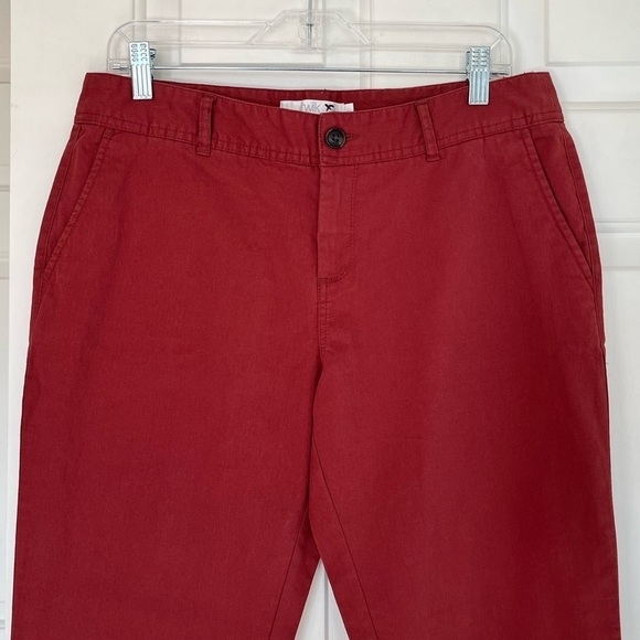 TWIK High Waist Straight Leg Pant 9 Red - Picture 2 of 16